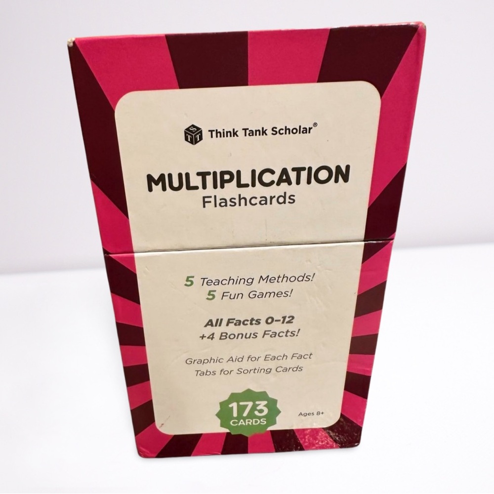 Think Tank Scholar Multiplication Flashcards